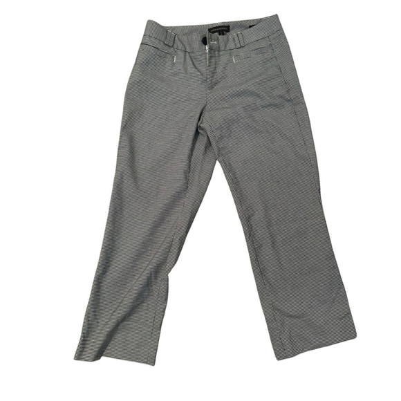 Banana Republic Checkered Sloan Pants in Black / Gray. Size 0 Petite - Picture 1 of 5
